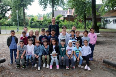 Gemeinschaftsfoto der Klasse 2a