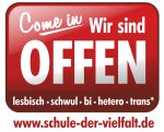 Logo Vielfalt - schwul - lesbisch - bi - hetero - 