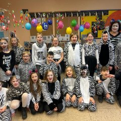 Die Zebras der Klasse 4c.