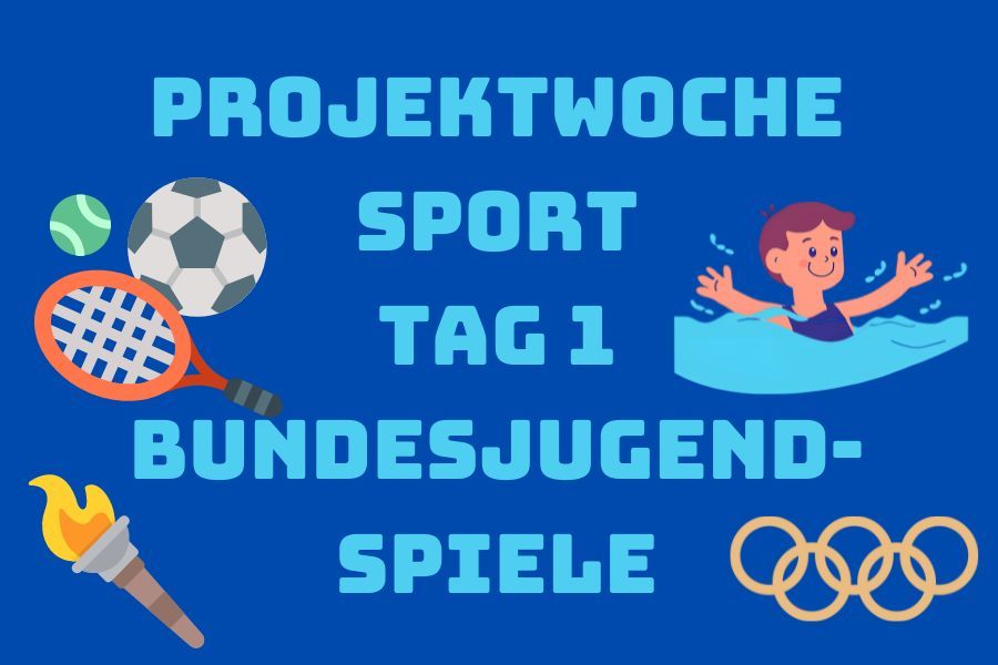 Grafik auf der verschiedene Sportarten zu erkennen sind.