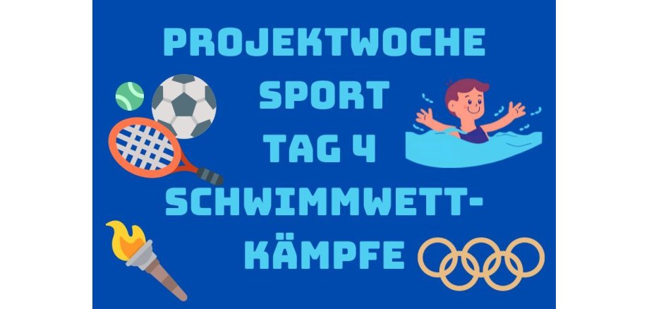 Grafik auf der verschiedene Sportarten zu erkennen sind.