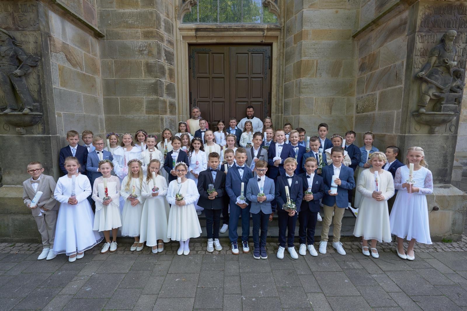Kommunionkinder der Georgschule