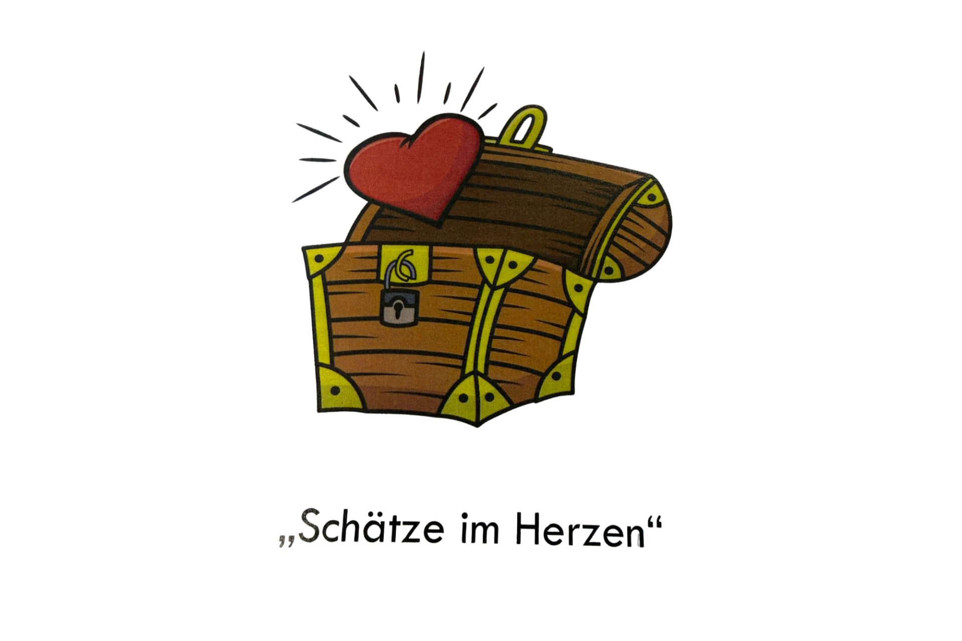 Schatztruhe mit Herz