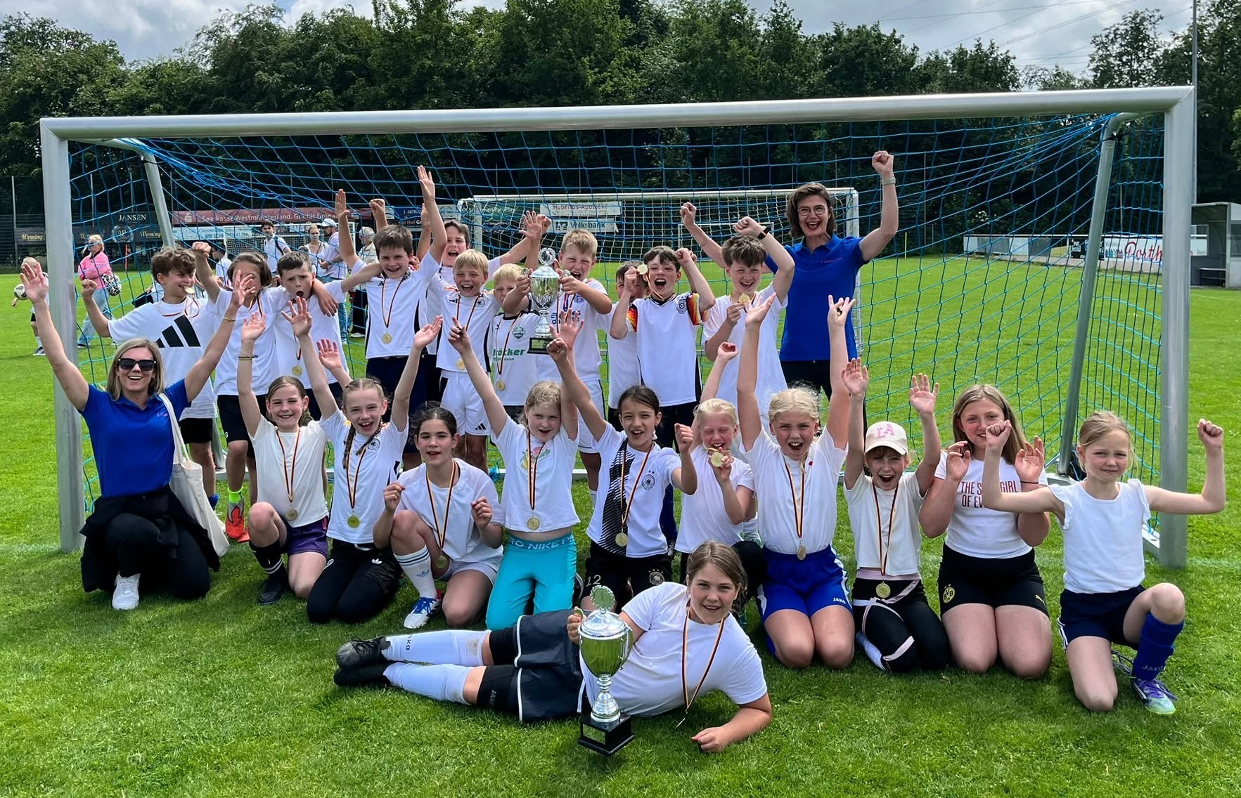Die Teilnehmenden der Georgschule am Grundschulcup 2026.