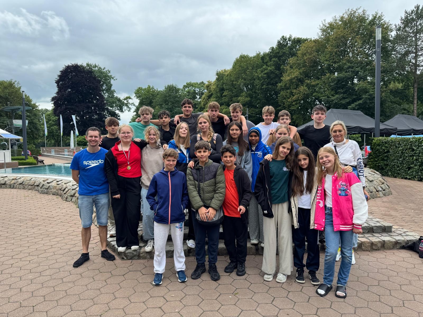 Die stolze Mannschaft der GEG