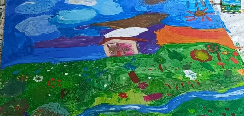Kunstprojekt Bild der Eisbärenklasse