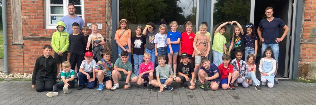 Die Klasse 3c besucht die EWG in Gescher